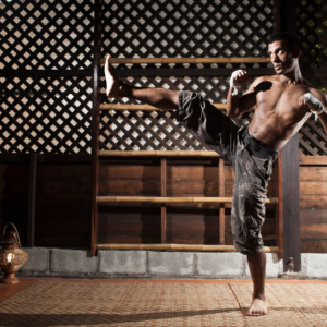 Thaiboxen Frontkick Seeland Boxing